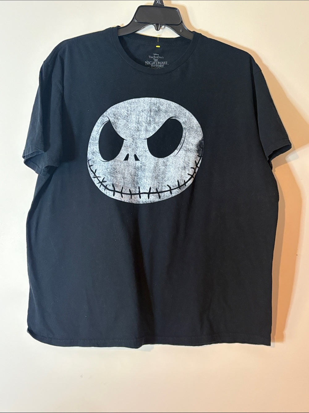 Disney Men's Nightmare Before Christmas Jack Skellington Face Shirt T-Shirt
Size